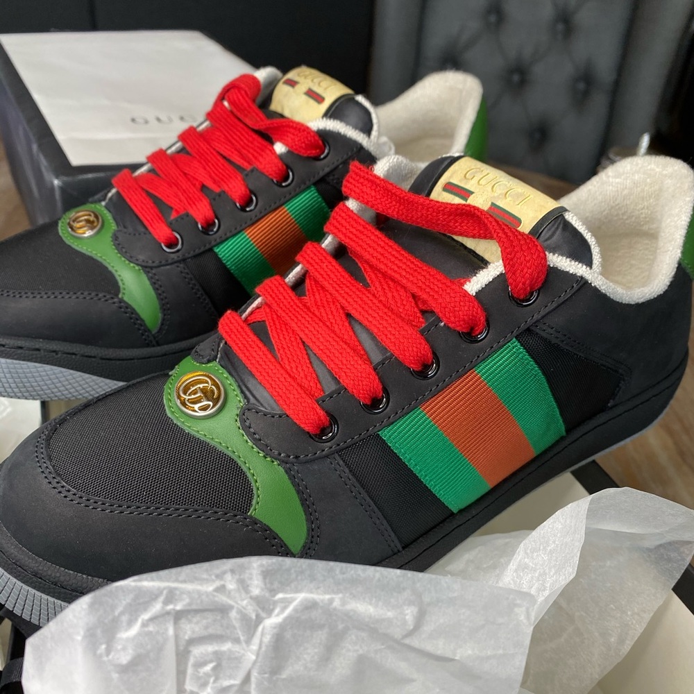 Men’s Gucci Screener Suede Sneaker